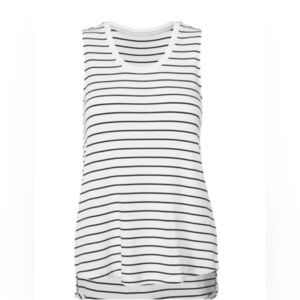 Cabi ATC BBQ Tank, White/Navy Striped, Oversized Small Layer Casual Nautical